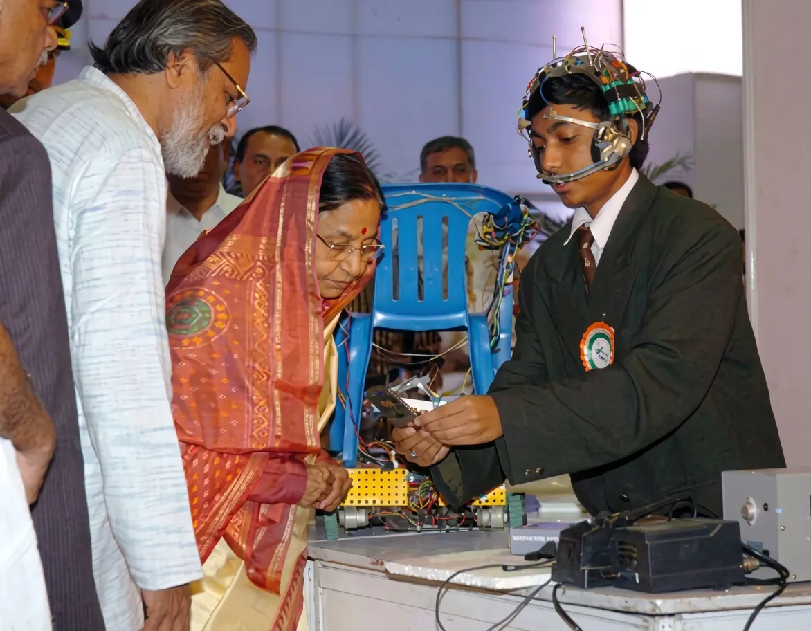 With President Pratibha Patil