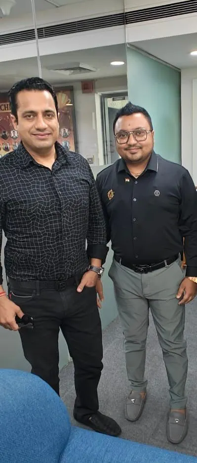 With Dr. Vivek Bindra