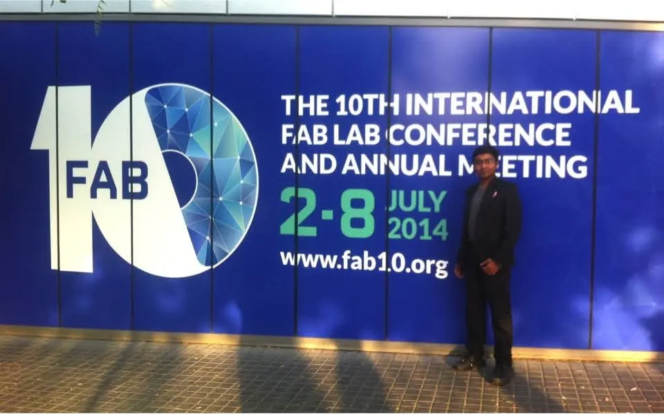 A wiz kid on an invention spree — heading to FAB10 Barcelona — Times of India · Bhopal